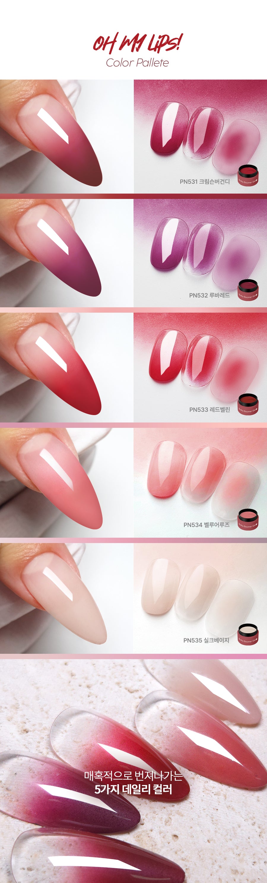 Ponygello Baby Boomer Oh! My Lips & Clif