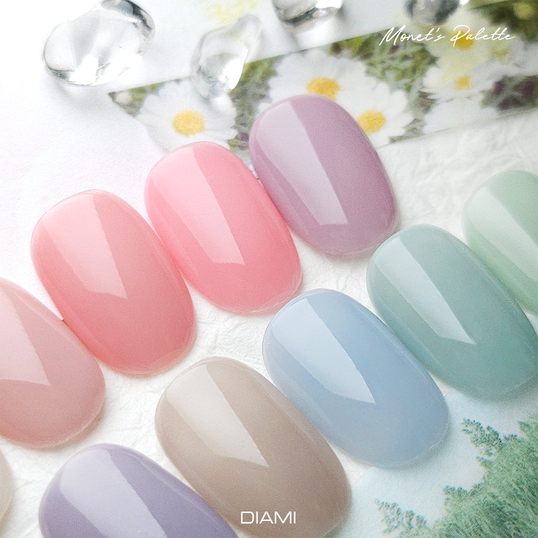DIAMI COLOR GEL Monet's Palette Series (SW1091-1100) + color chart