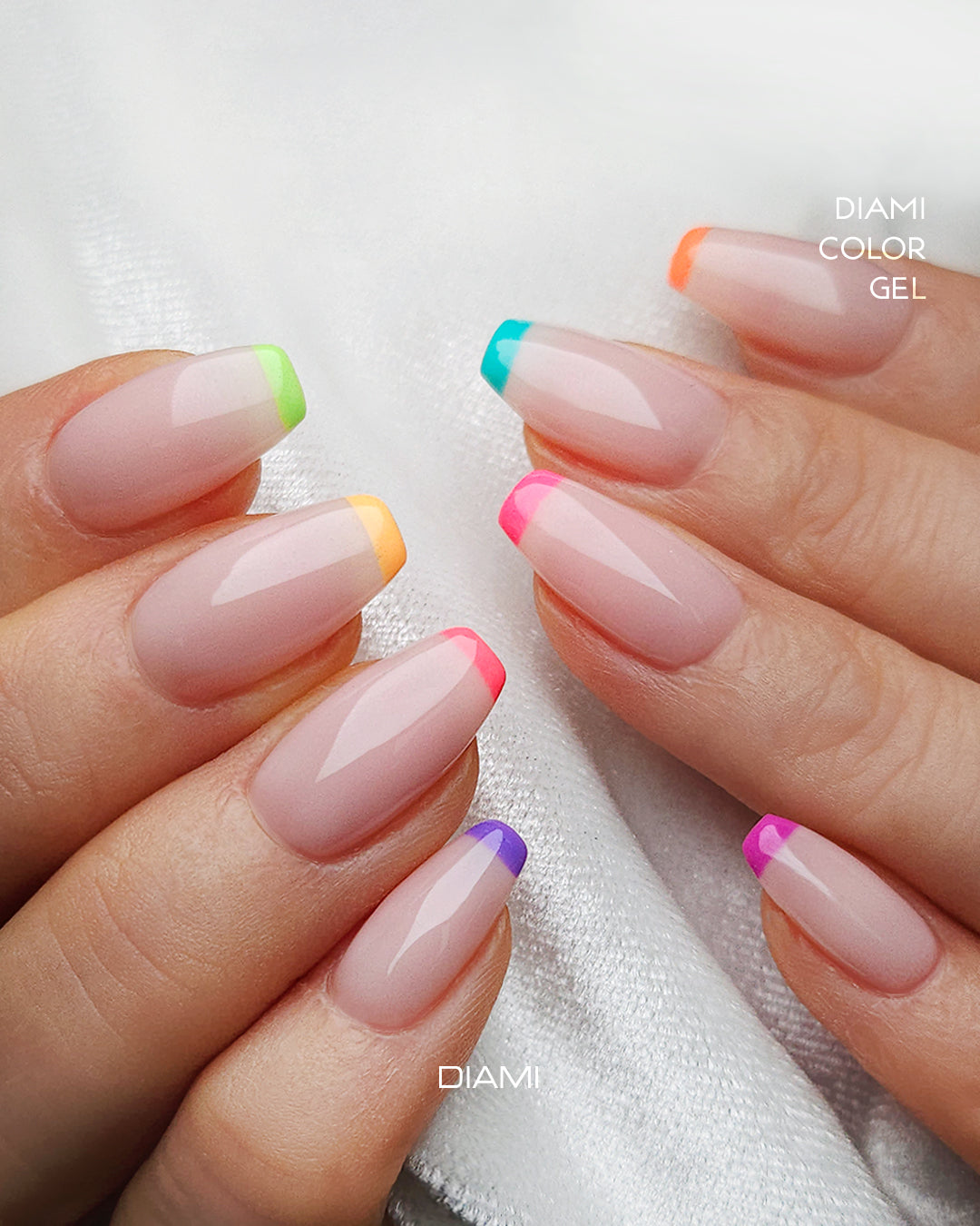 DIAMI COLOR GEL Neon Pen Series (SW1031-1040) + Color Chart