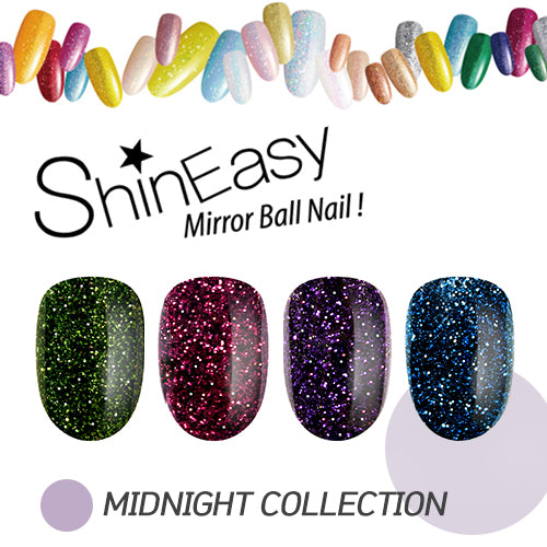 SHINEasy Glitter Powders - MID NIGHT (4pcs)