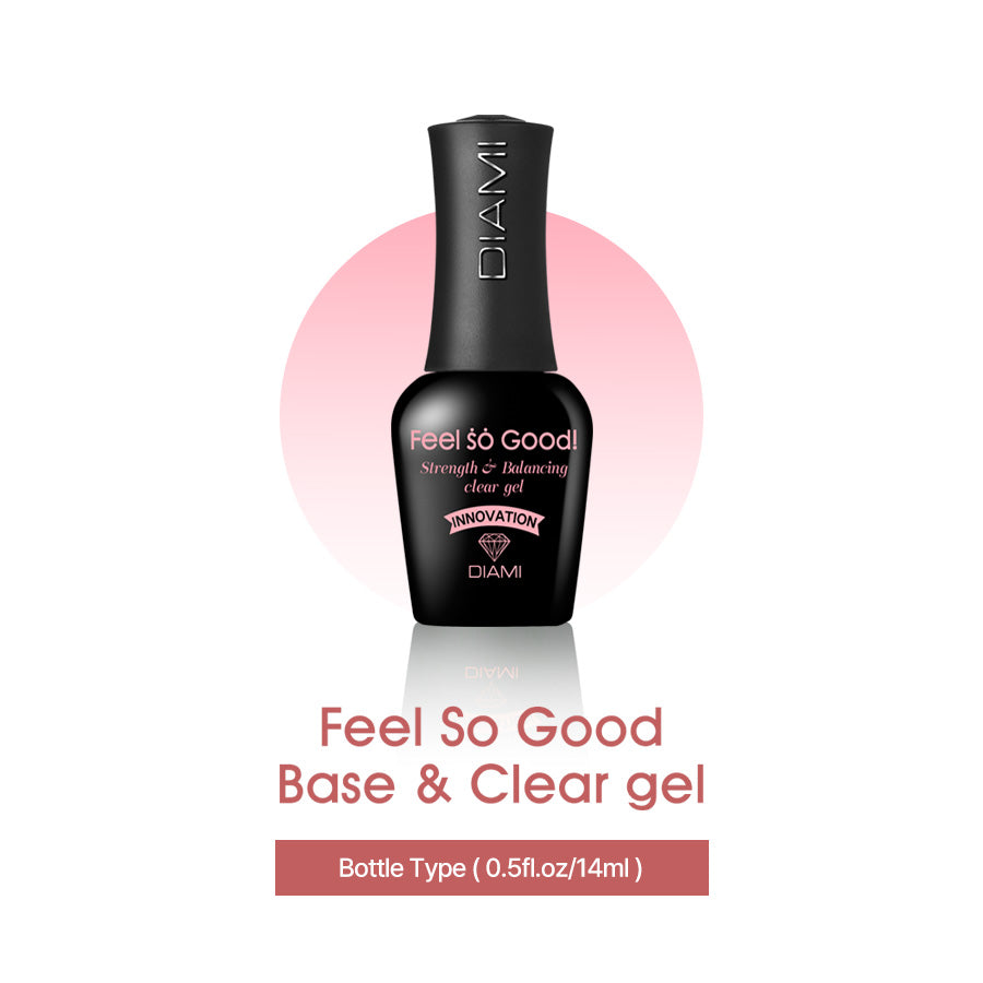 DIAMI Feel So Good, Strong nail Base & Clear Gel