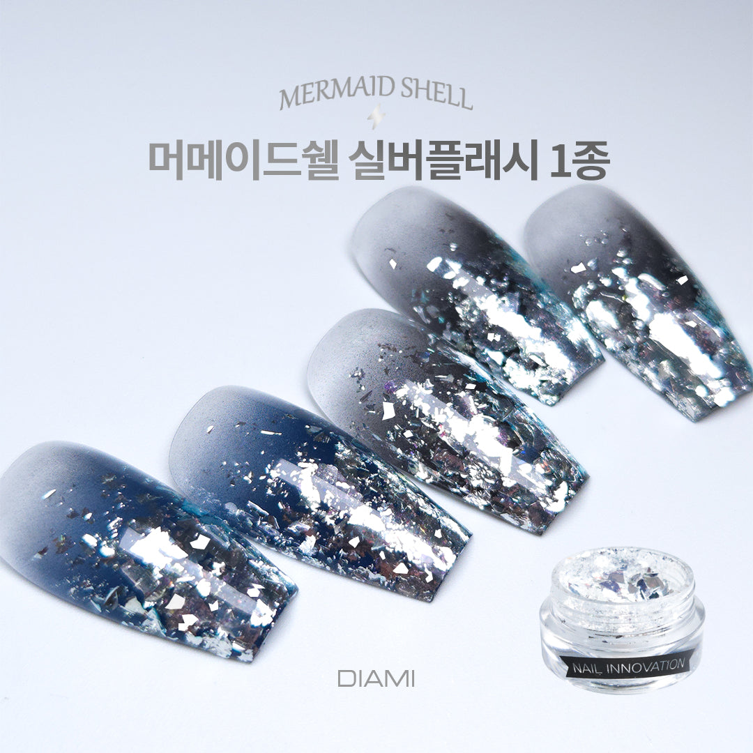 Shine Easy Special Mermaid Shell - SILVER FLASH