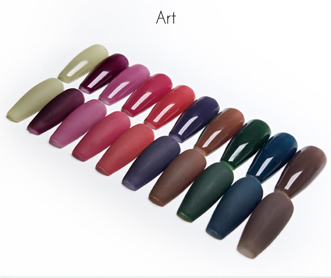 DIAMI COLOR GEL Flow Series (SW1151-1160) + color chart