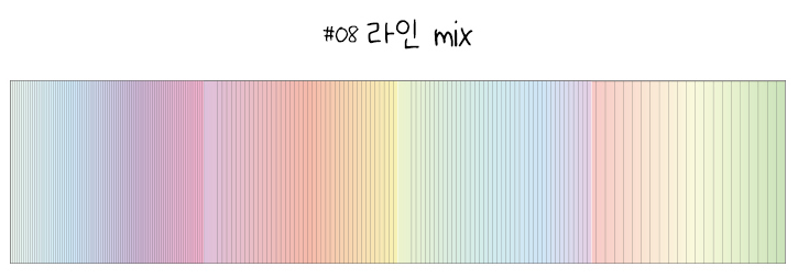 Gradient Stencil Stickers 15-type