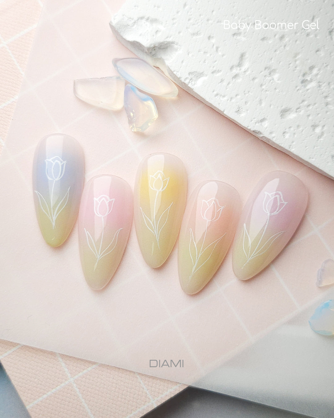 Ponygello Baby Boomer Pastel Satin