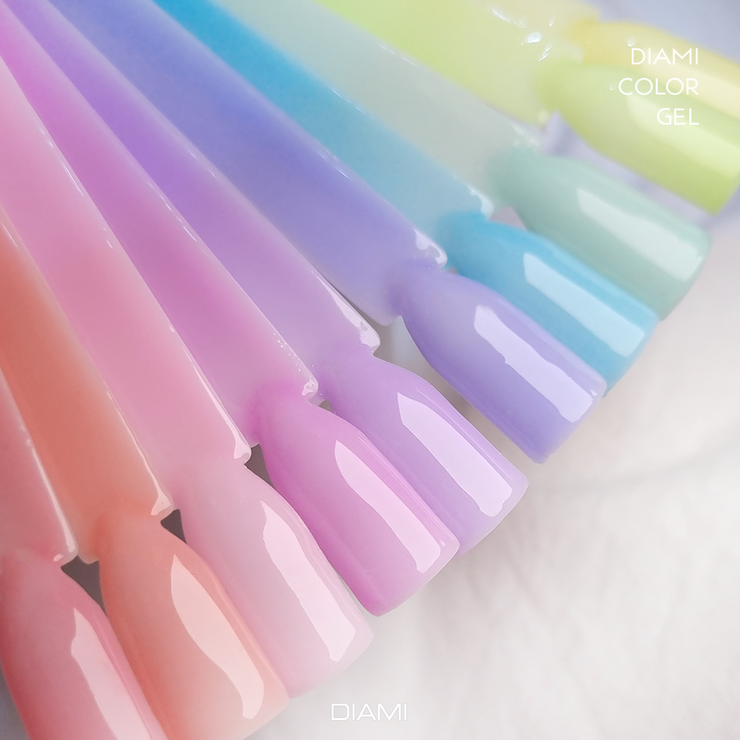 DIAMI COLOR GEL Sherbet Series (SW1021-1030) + Color Chart