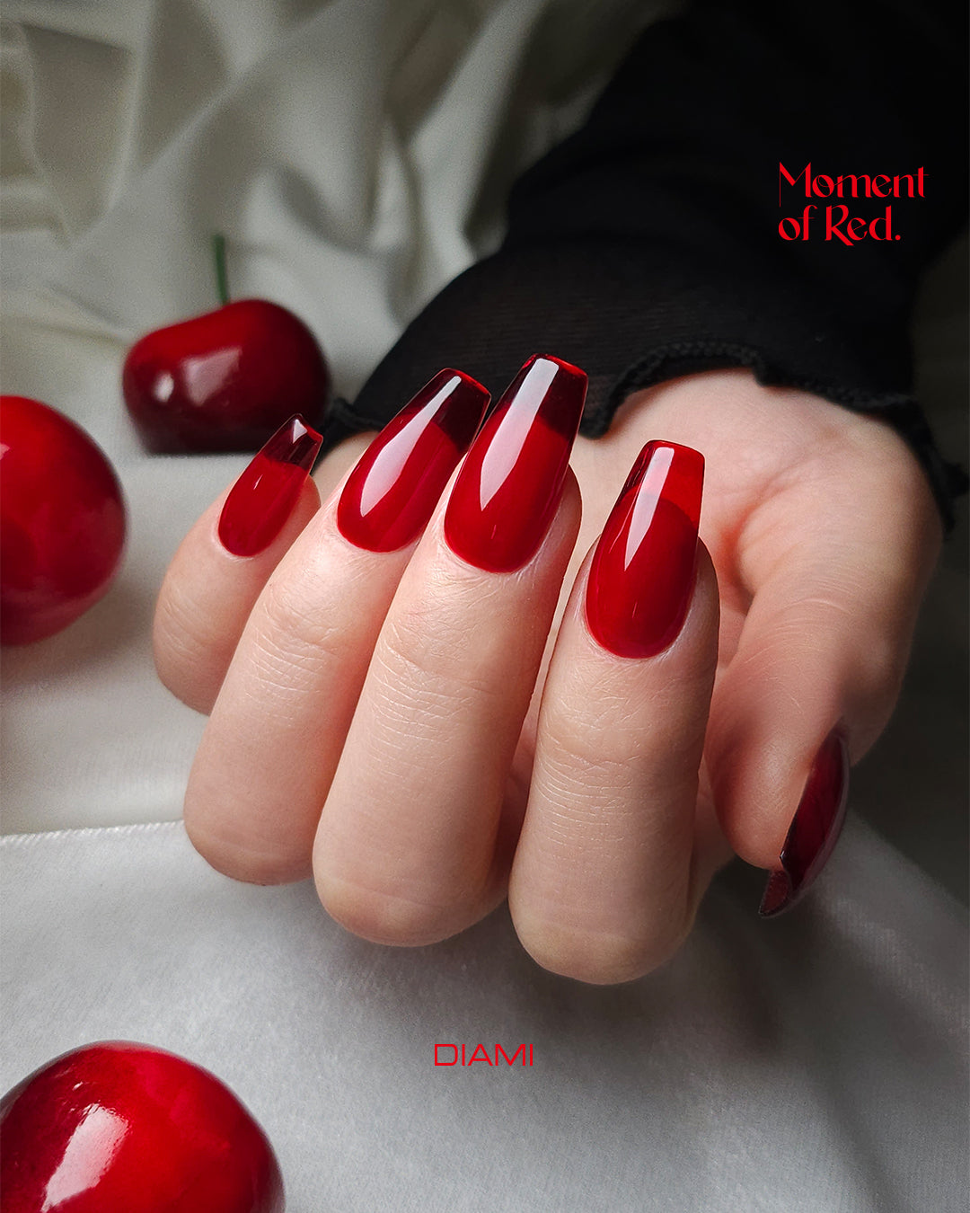DIAMI COLOR GEL Moment of Red Series (SW1081-1090) + color chart