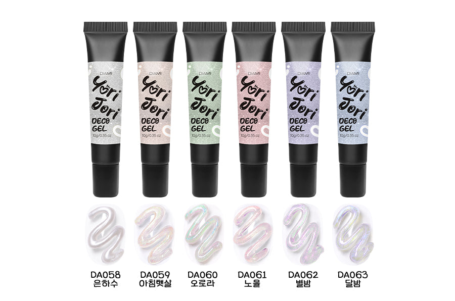 YORIJORI 3D TUBE Gel  Pearl Glow Series 6-colors