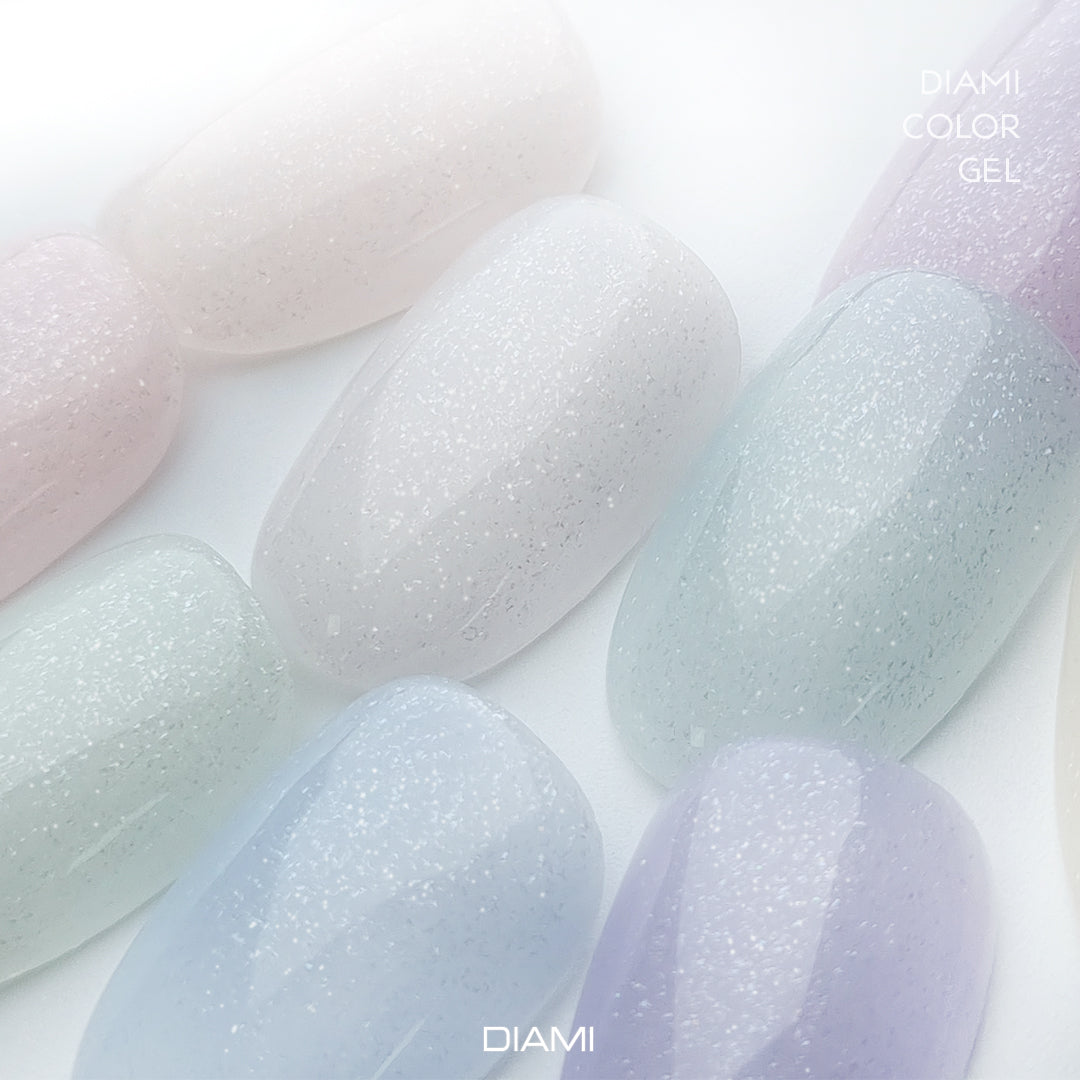 DIAMI COLOR GEL Snow Series (SW1061-1070) + Color Chart