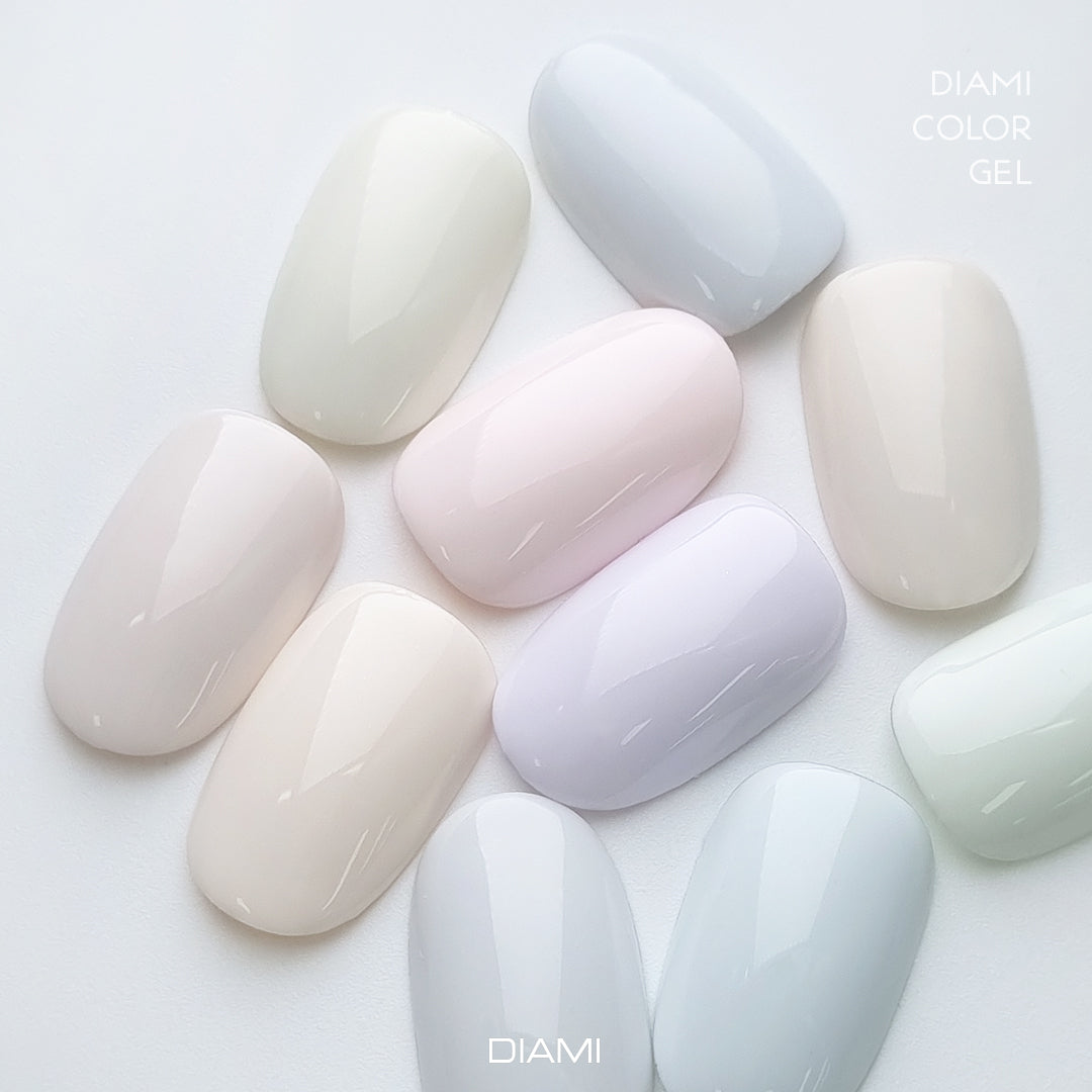 DIAMI COLOR GEL White Classic Series (SW1041-1050) + Color Chart