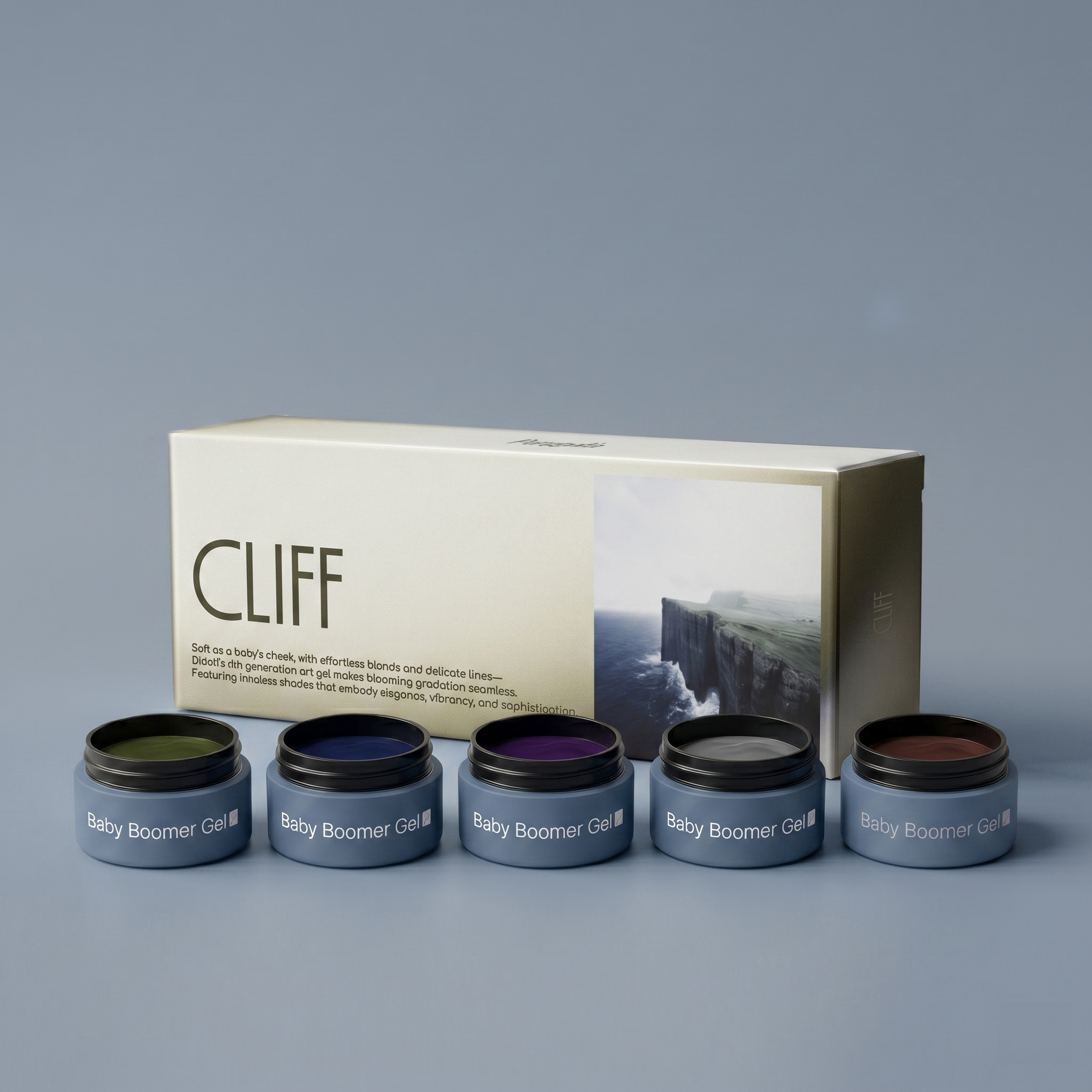 Baby Boomer Gel Oh My Lips & CLIFF 10-Colors Set (PN531~540)
