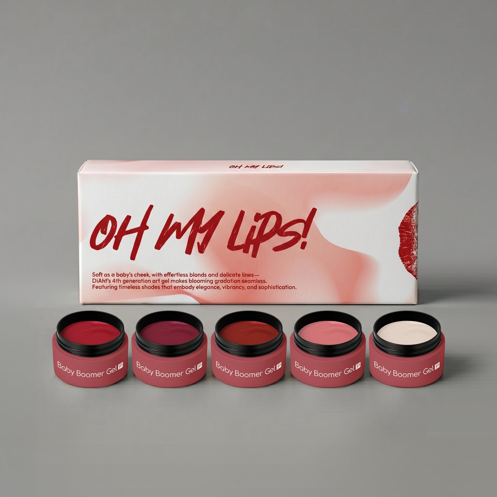 Baby Boomer Gel Oh My Lips 5-Colors (PN531~535)