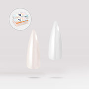 Canoe Corn Tip - Ivory / Clear (360tips)
