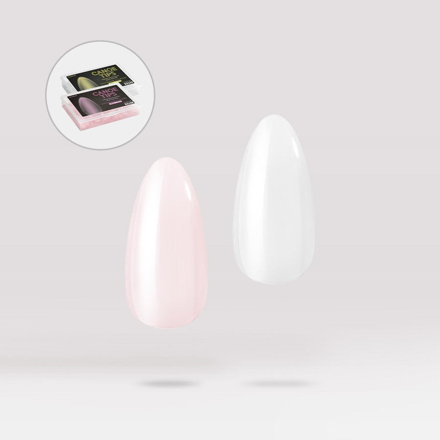 Canoe Tip -  Peach / Clear (360tips)