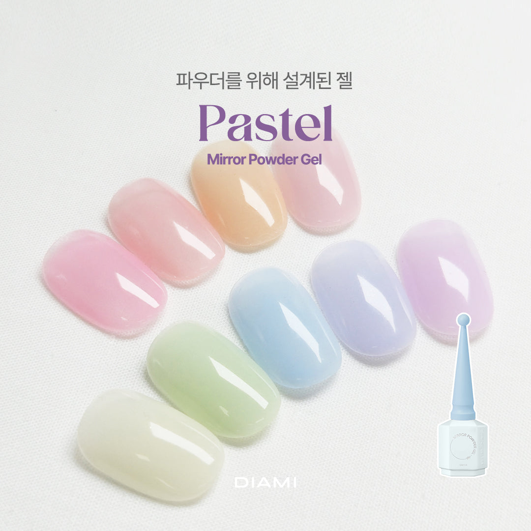 Mirror Powder Gel Clean Sheer 3-color set + Pastel 9-color set