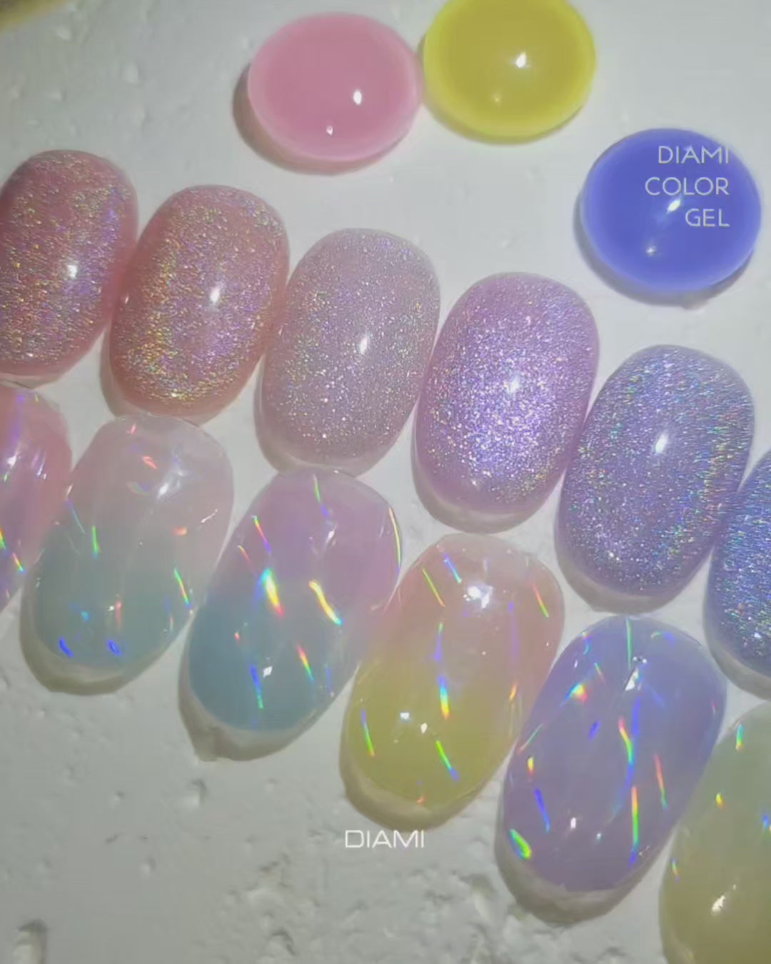 DIAMI COLOR GEL Sherbet Series (SW1021-1030) + Color Chart